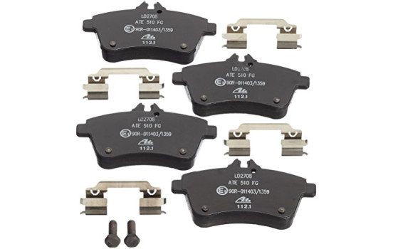 Brake Pad Set, disc brake ATE Ceramic 13.0470-2708.2