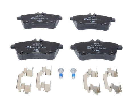 Brake Pad Set, disc brake ATE Ceramic 13.0470-2708.2, Image 4