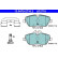 Brake Pad Set, disc brake ATE Ceramic 13.0470-2710.2, Thumbnail 3