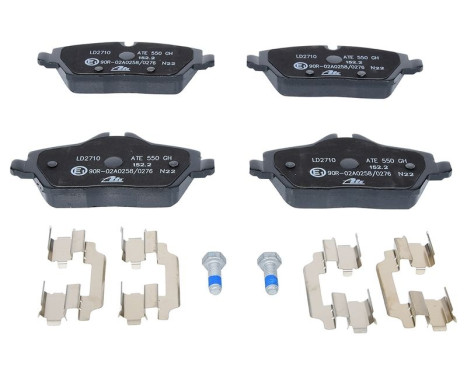 Brake Pad Set, disc brake ATE Ceramic 13.0470-2710.2, Image 4