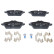 Brake Pad Set, disc brake ATE Ceramic 13.0470-2710.2, Thumbnail 4