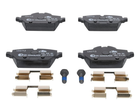 Brake Pad Set, disc brake ATE Ceramic 13.0470-2713.2, Image 4