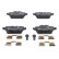 Brake Pad Set, disc brake ATE Ceramic 13.0470-2713.2, Thumbnail 4