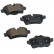 Brake Pad Set, disc brake ATE Ceramic 13.0470-2714.2