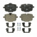 Brake Pad Set, disc brake ATE Ceramic 13.0470-2716.2