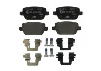 Brake Pad Set, disc brake ATE Ceramic 13.0470-2723.2