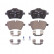 Brake Pad Set, disc brake ATE Ceramic 13.0470-2725.2