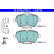 Brake Pad Set, disc brake ATE Ceramic 13.0470-2725.2, Thumbnail 3