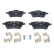 Brake Pad Set, disc brake ATE Ceramic 13.0470-2725.2, Thumbnail 4