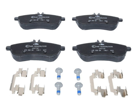 Brake Pad Set, disc brake ATE Ceramic 13.0470-2732.2, Image 4