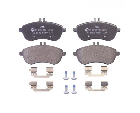 Brake Pad Set, disc brake ATE Ceramic 13.0470-2733.2