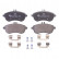 Brake Pad Set, disc brake ATE Ceramic 13.0470-2733.2