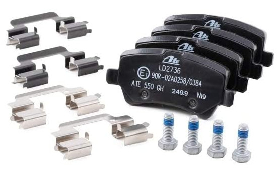 Brake Pad Set, disc brake ATE Ceramic 13.0470-2736.2