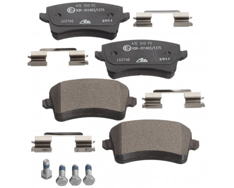 Brake Pad Set, disc brake ATE Ceramic 13.0470-2748.2