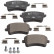 Brake Pad Set, disc brake ATE Ceramic 13.0470-2748.2