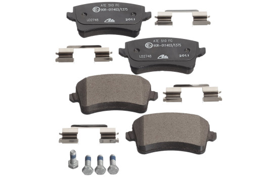 Brake Pad Set, disc brake ATE Ceramic 13.0470-2748.2