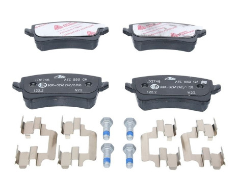 Brake Pad Set, disc brake ATE Ceramic 13.0470-2748.2, Image 4