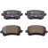 Brake Pad Set, disc brake ATE Ceramic 13.0470-2749.2