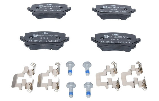 Brake Pad Set, disc brake ATE Ceramic 13.0470-2749.2, Image 5