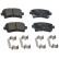 Brake Pad Set, disc brake ATE Ceramic 13.0470-2755.2