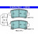 Brake Pad Set, disc brake ATE Ceramic 13.0470-2755.2, Thumbnail 3