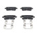 Brake Pad Set, disc brake ATE Ceramic 13.0470-2755.2, Thumbnail 4