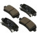 Brake Pad Set, disc brake ATE Ceramic 13.0470-2758.2