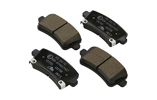 Brake Pad Set, disc brake ATE Ceramic 13.0470-2758.2