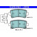 Brake Pad Set, disc brake ATE Ceramic 13.0470-2758.2, Thumbnail 3