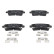 Brake Pad Set, disc brake ATE Ceramic 13.0470-2758.2, Thumbnail 4