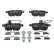 Brake Pad Set, disc brake ATE Ceramic 13.0470-2767.2, Thumbnail 2