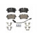 Brake Pad Set, disc brake ATE Ceramic 13.0470-2769.2
