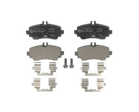 Brake Pad Set, disc brake ATE Ceramic 13.0470-2776.2