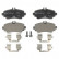 Brake Pad Set, disc brake ATE Ceramic 13.0470-2776.2