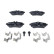 Brake Pad Set, disc brake ATE Ceramic 13.0470-2776.2, Thumbnail 4