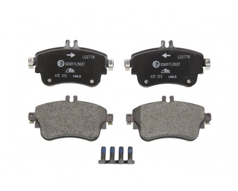 Brake Pad Set, disc brake ATE Ceramic 13.0470-2778.2