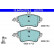 Brake Pad Set, disc brake ATE Ceramic 13.0470-2778.2, Thumbnail 2