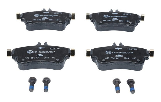 Brake Pad Set, disc brake ATE Ceramic 13.0470-2778.2, Image 3