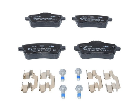 Brake Pad Set, disc brake ATE Ceramic 13.0470-2781.2, Image 2