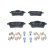 Brake Pad Set, disc brake ATE Ceramic 13.0470-2781.2, Thumbnail 2