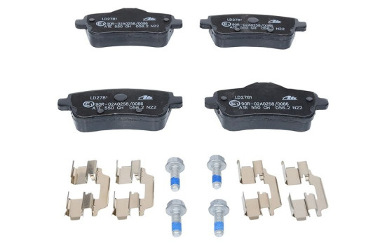 Brake Pad Set, disc brake ATE Ceramic 13.0470-2781.2, Image 2