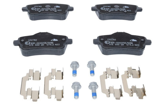Brake Pad Set, disc brake ATE Ceramic 13.0470-2782.2, Image 2