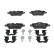 Brake Pad Set, disc brake ATE Ceramic 13.0470-2797.2