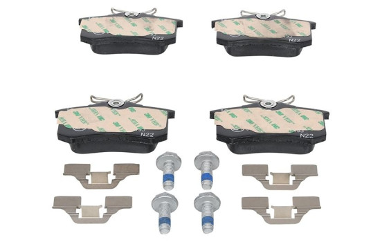 Brake Pad Set, disc brake ATE Ceramic 13.0470-2845.2, Image 2