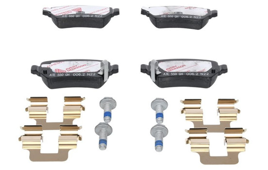 Brake Pad Set, disc brake ATE Ceramic 13.0470-2868.2, Image 4