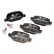 Brake Pad Set, disc brake ATE Ceramic 13.0470-2879.2