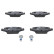 Brake Pad Set, disc brake ATE Ceramic 13.0470-2879.2, Thumbnail 4