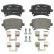 Brake Pad Set, disc brake ATE Ceramic 13.0470-2880.2