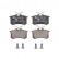 Brake Pad Set, disc brake ATE Ceramic 13.0470-2886.2