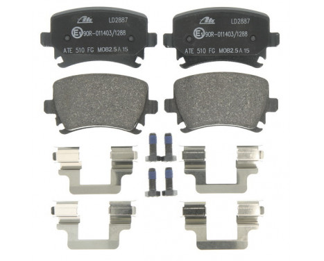 Brake Pad Set, disc brake ATE Ceramic 13.0470-2887.2
